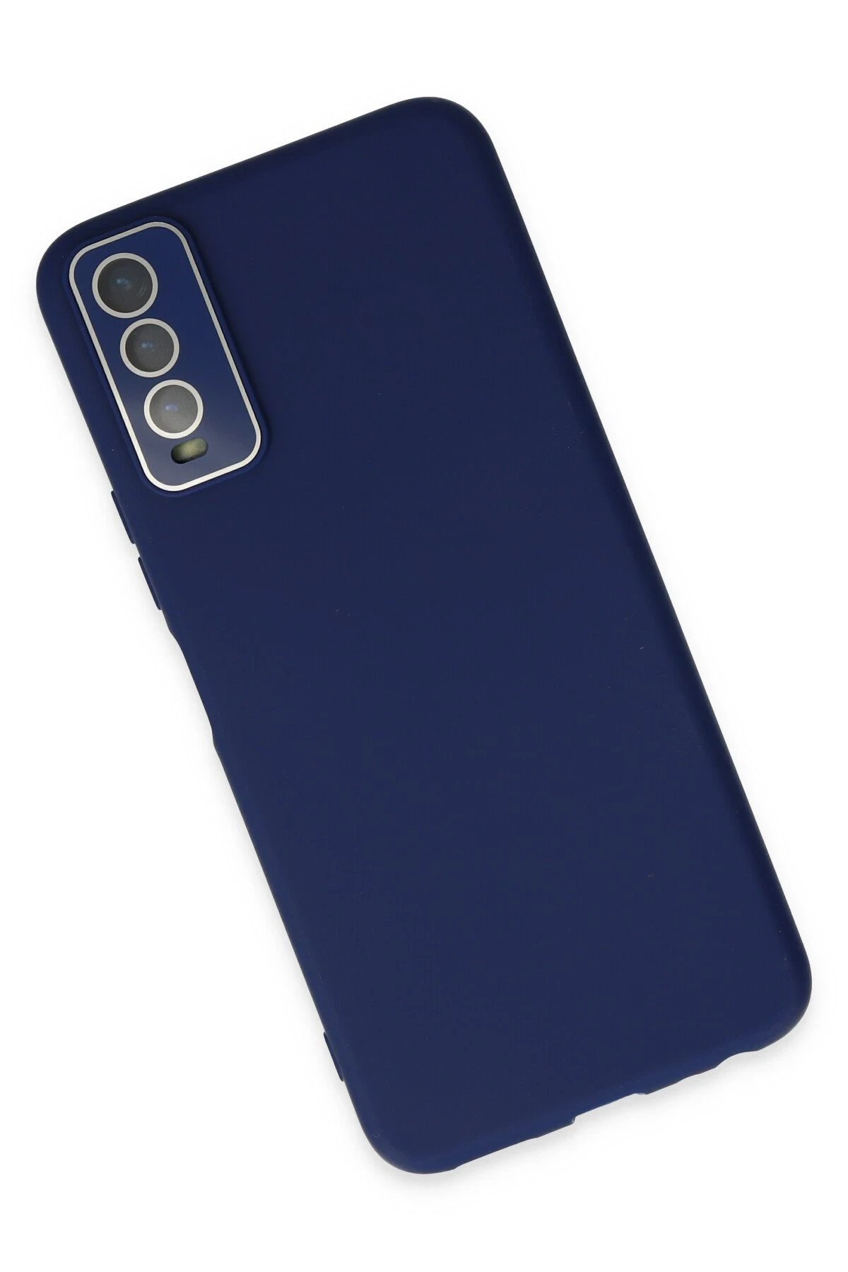 Newface Vivo Y11S Kılıf Lansman Glass Kapak - Sky Blue