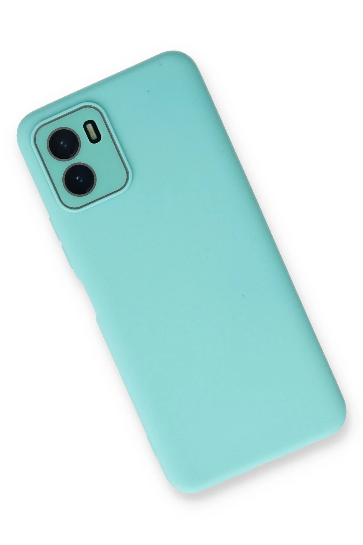 Newface Vivo Y15S Kılıf Lansman Glass Kapak uaz