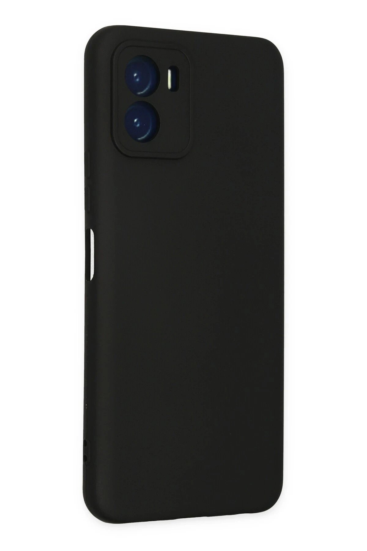 Newface Vivo Y15S Kılıf Nano içi Kadife Silikon - Siyah