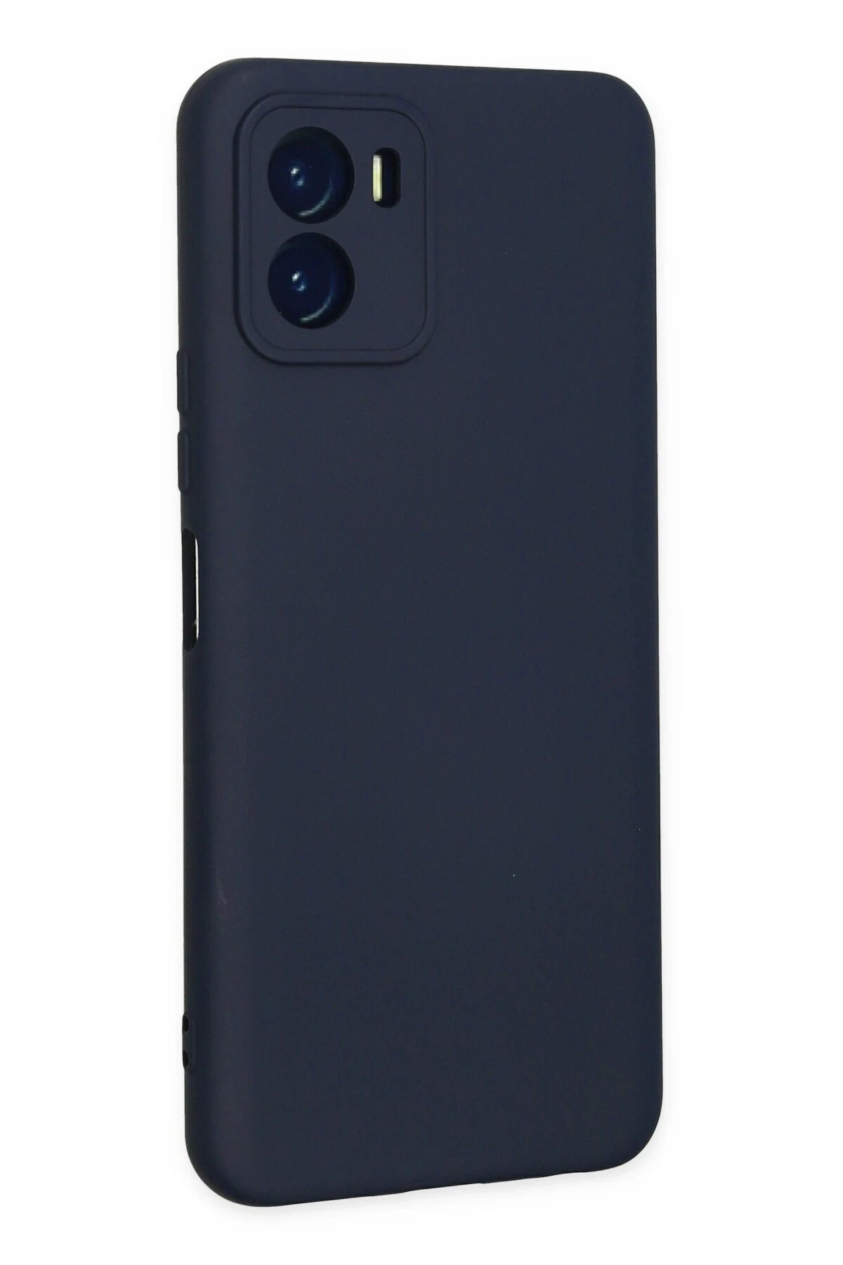 Newface Vivo Y15S Kılıf Nano içi Kadife Silikon - Lacivert