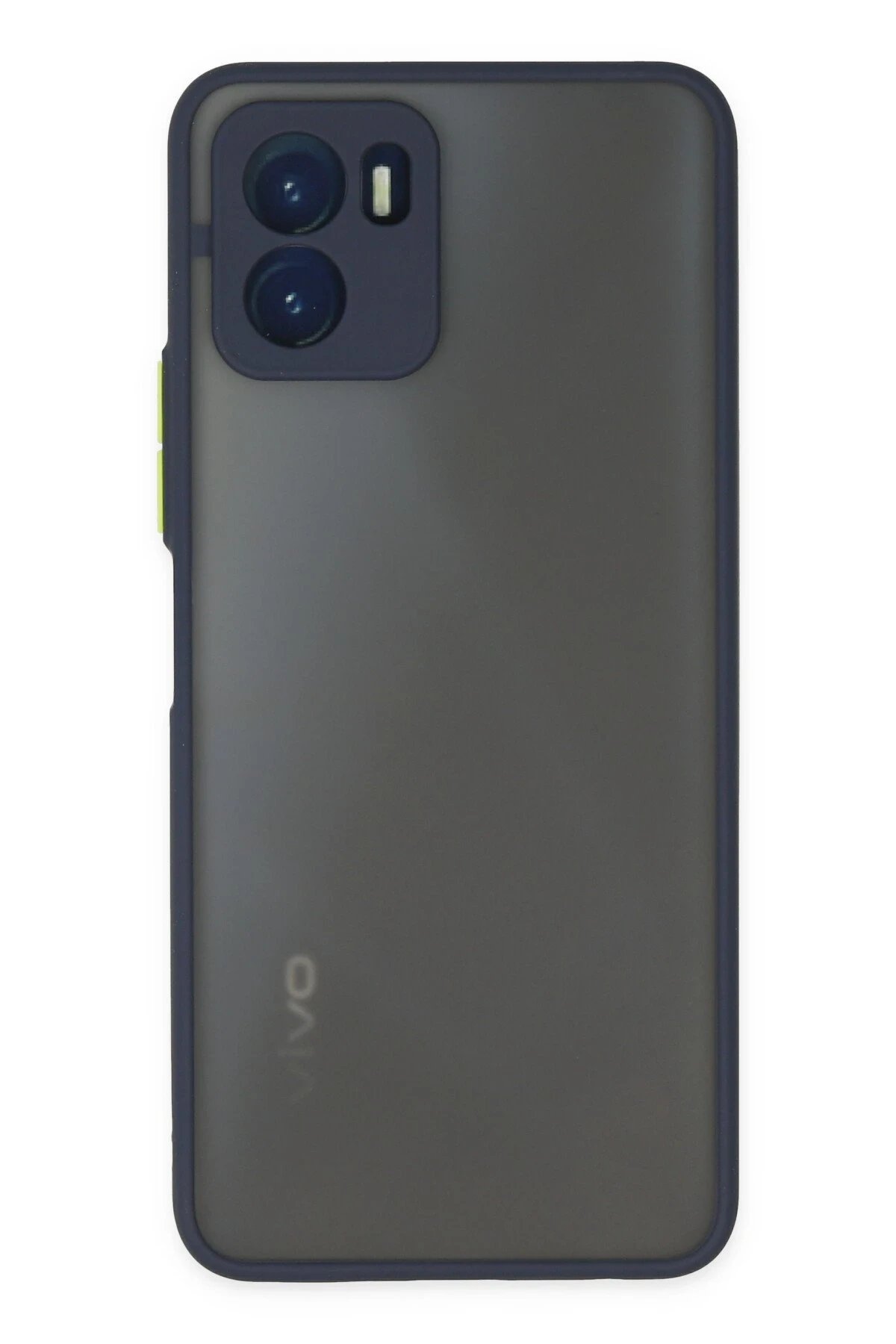 Newface Vivo Y15S Kılıf Montreal Silikon Kapak - Lacivert