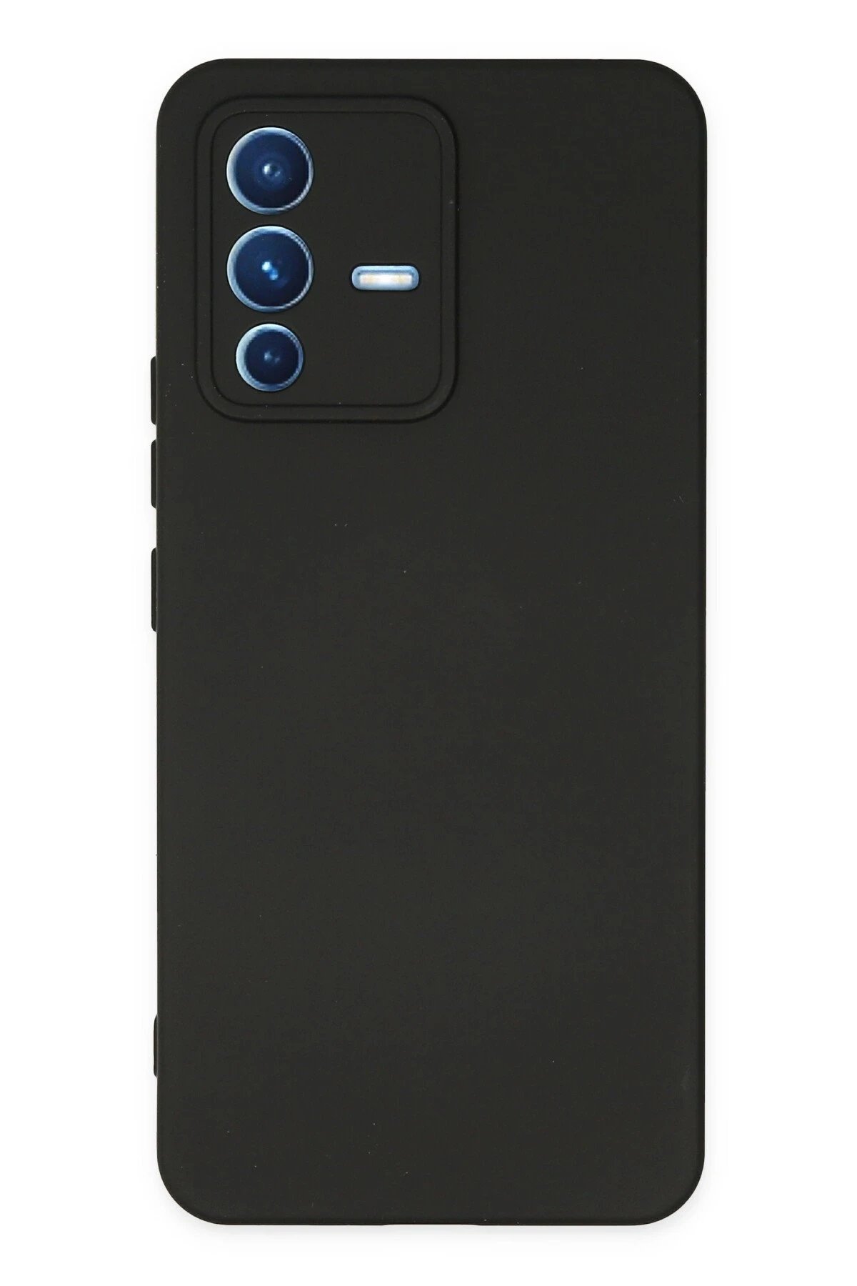 Newface Vivo V23 5G Kılıf Nano içi Kadife Silikon - Siyah