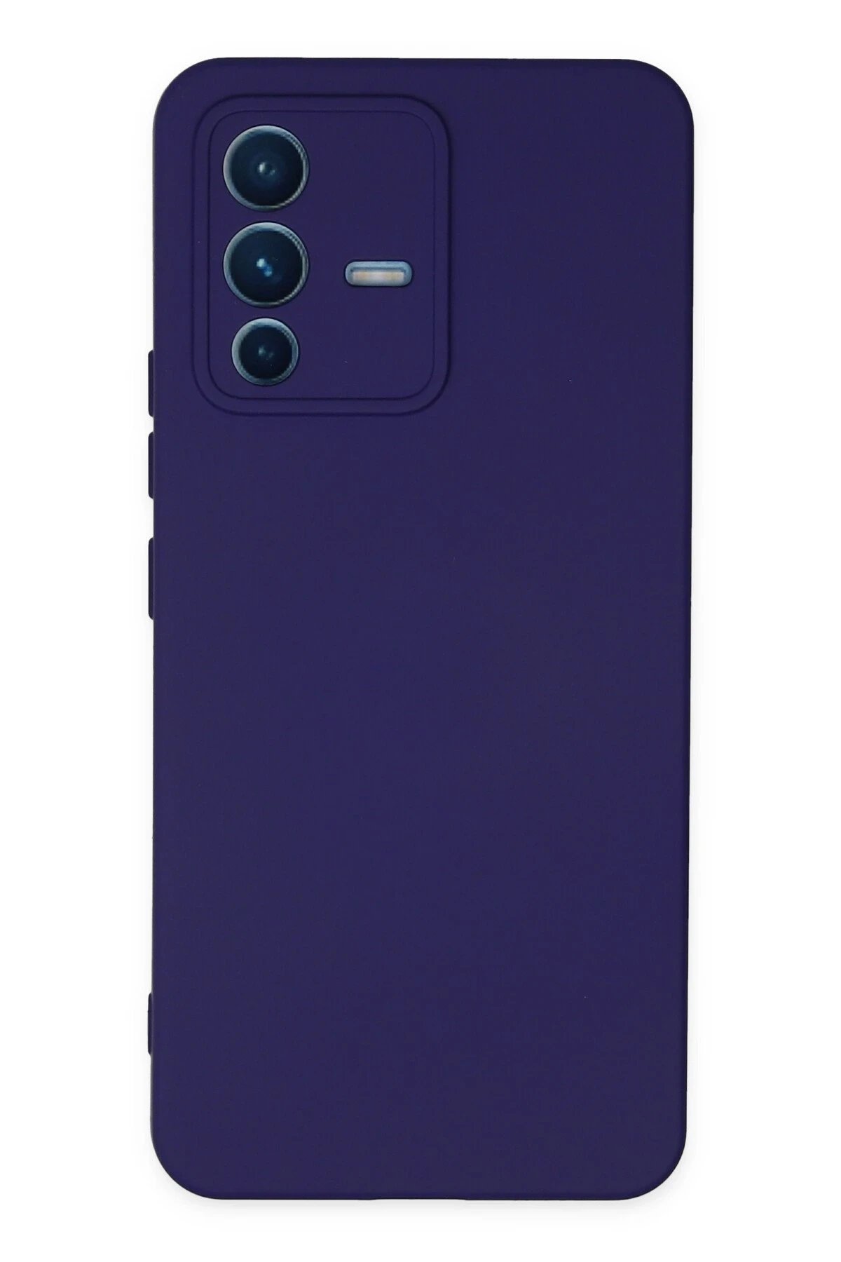 Newface Vivo V23 5G Kılıf Nano içi Kadife Silikon - Mor