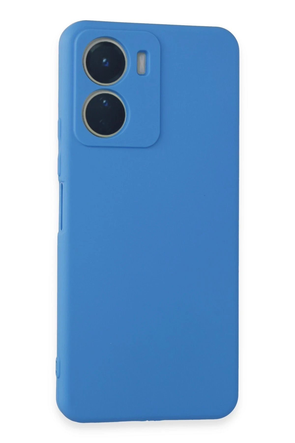 Newface Vivo Y16 Kılıf First Silikon - Mavi