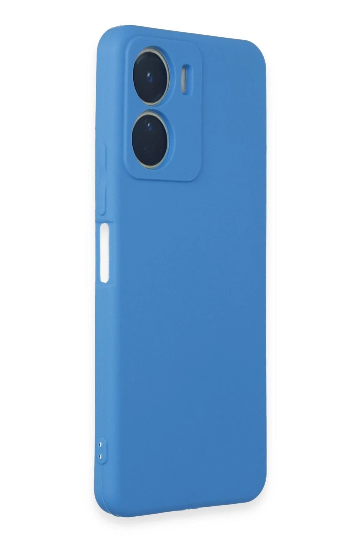 Newface Vivo Y16 Kılıf First Silikon - Mavi