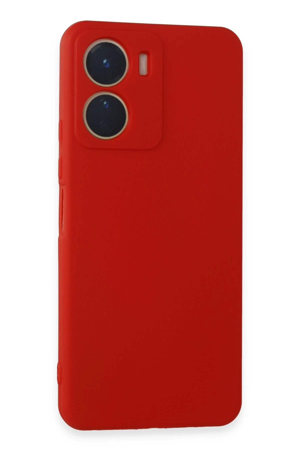 Newface Vivo Y16 Kılıf First Silikon - Kırmızı