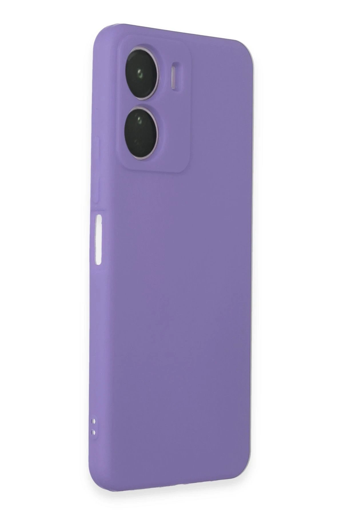 Newface Vivo Y16 Kılıf First Silikon - Lila