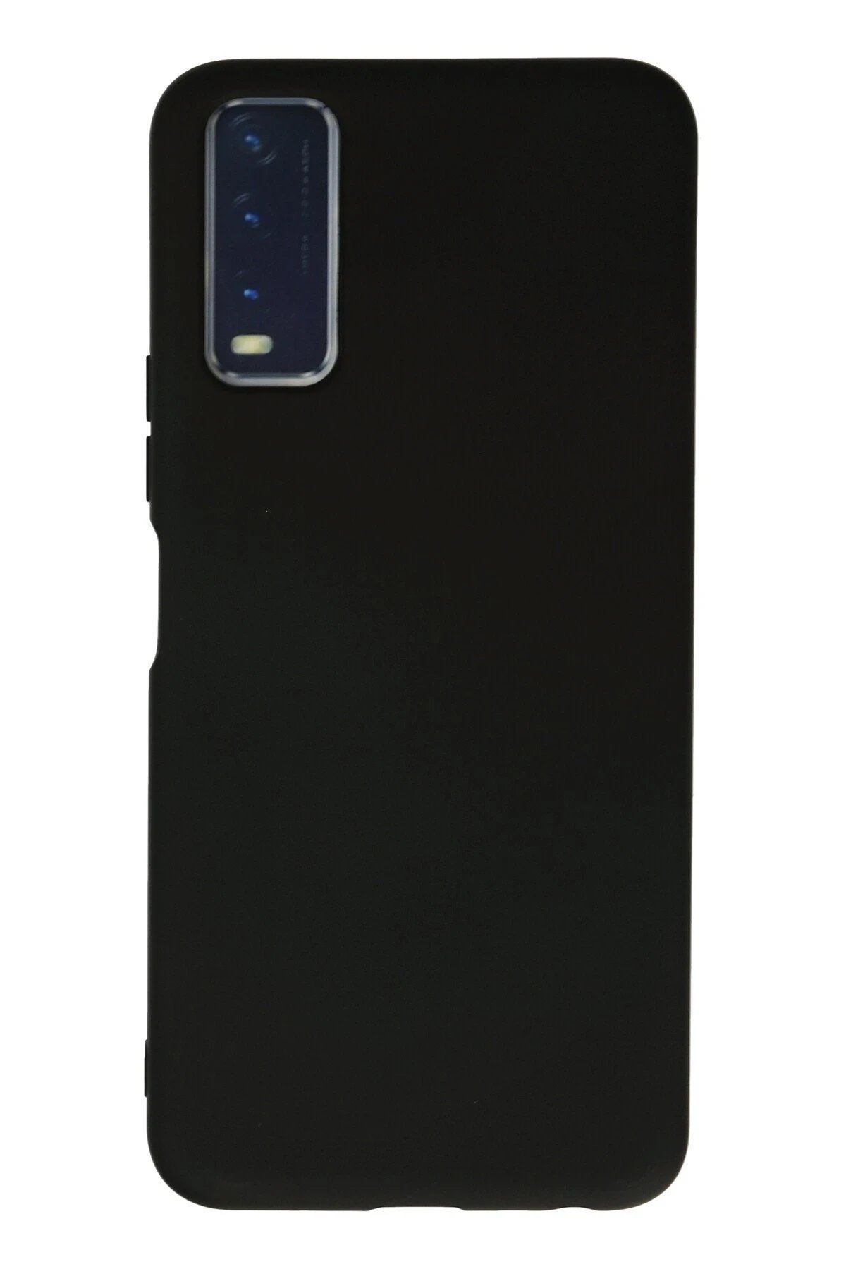 Newface Vivo Y11S Kılıf Nano içi Kadife Silikon - Siyah