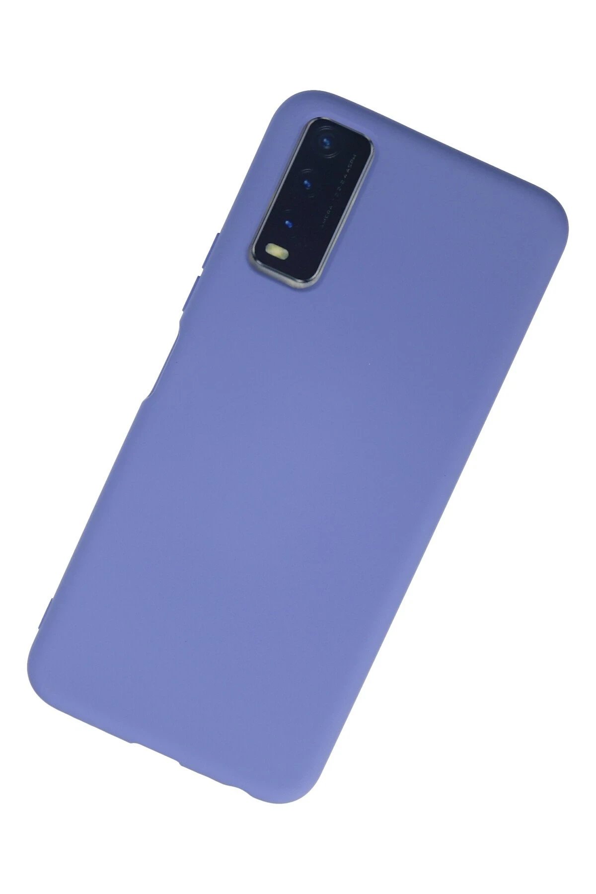 Newface Vivo Y11S Kılıf Nano içi Kadife Silikon - Lila