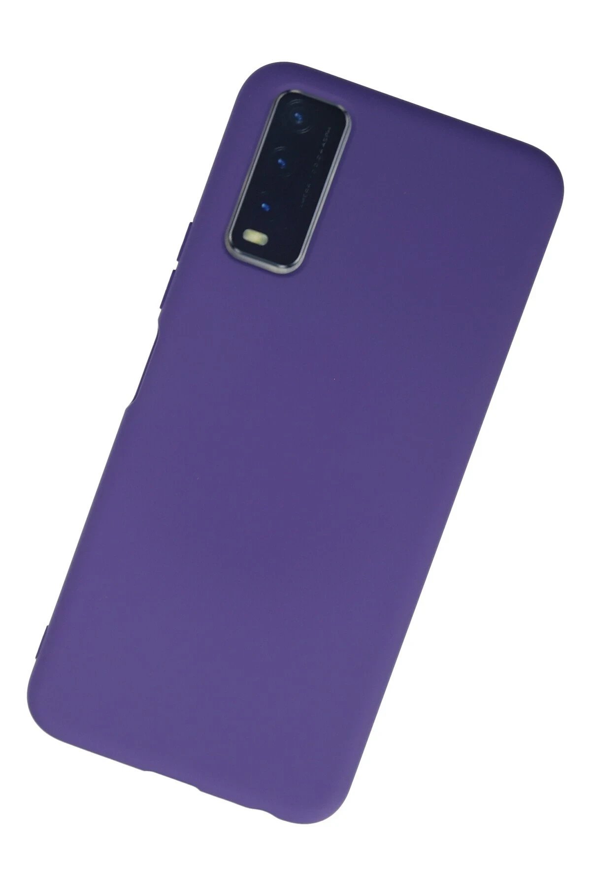 Newface Vivo Y11S Kılıf Nano içi Kadife Silikon - Mor