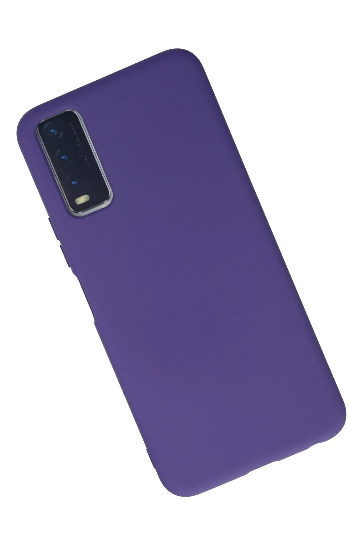 Newface Vivo Y11S Kılıf Nano içi Kadife Silikon - Mor