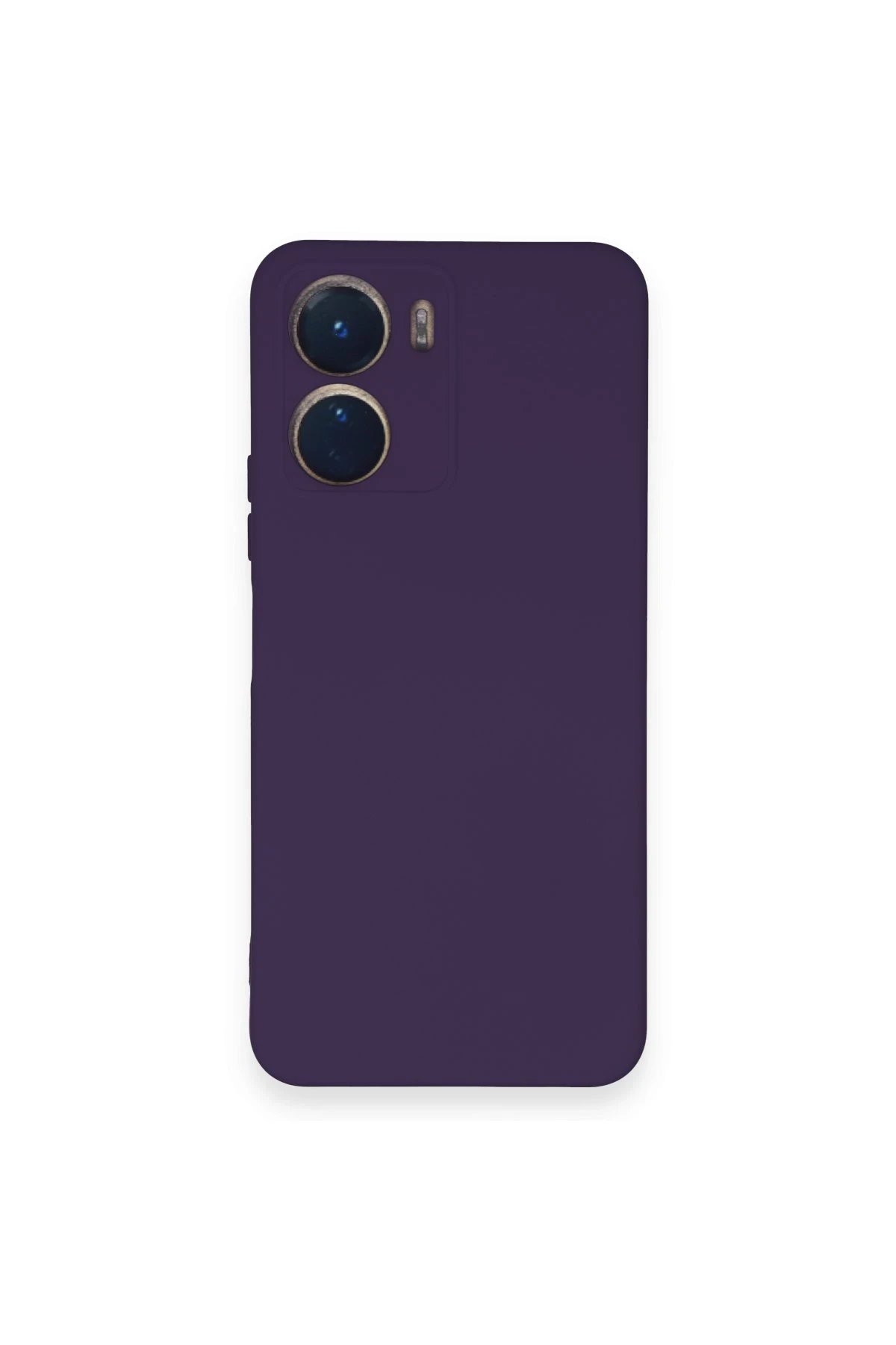 Newface Vivo Y16 Kılıf Nano içi Kadife Silikon - Mor