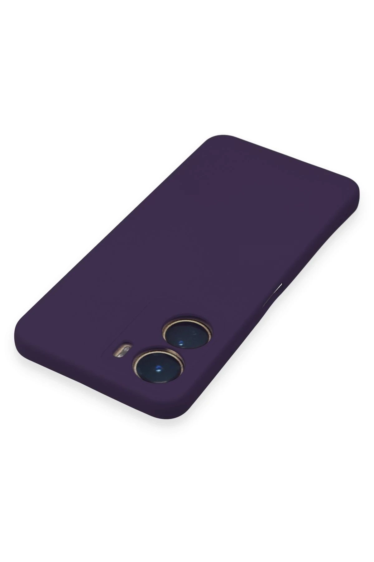 Newface Vivo Y16 Kılıf Nano içi Kadife Silikon - Mor