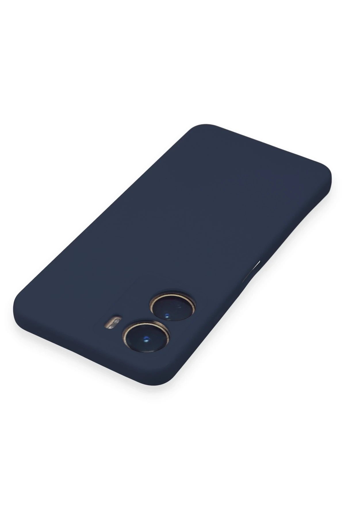 Newface Vivo Y16 Kılıf Nano içi Kadife Silikon - Lacivert