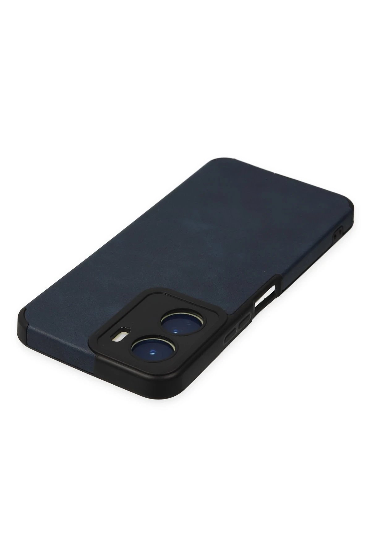 Newface Vivo Y16 Kılıf Loop Deri Silikon - Lacivert