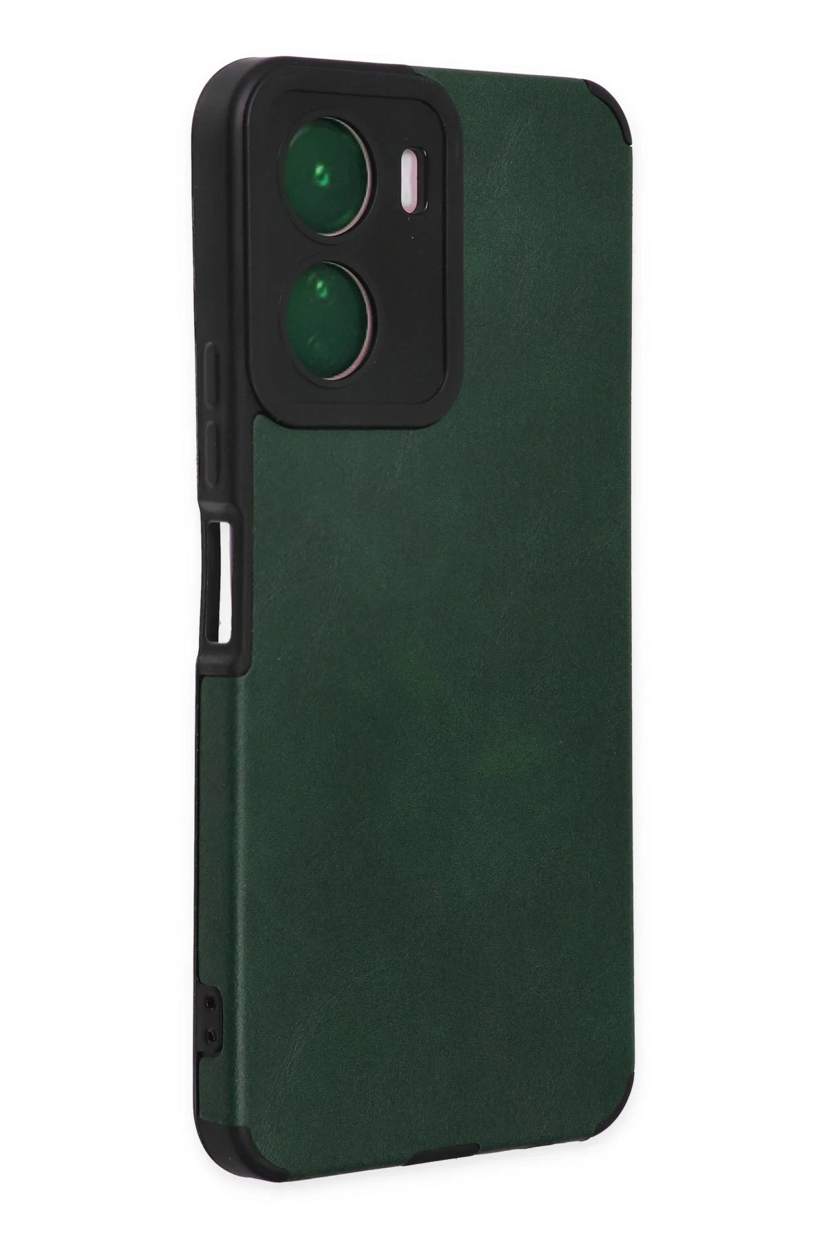 Newface Vivo Y16 Kılıf Loop Deri Silikon - Yeşil