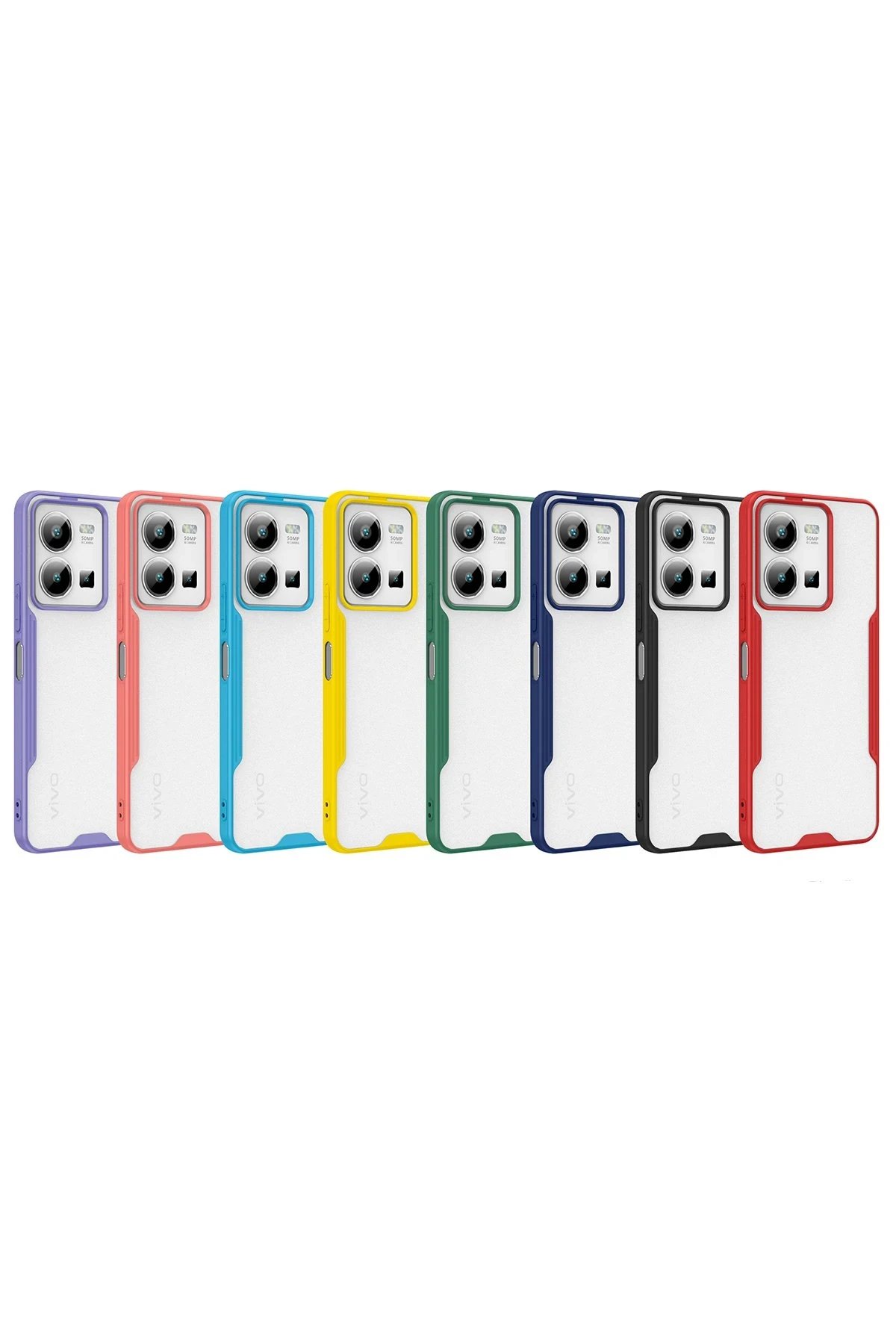 Newface Vivo Y35 Kılıf Platin Silikon - Pembe