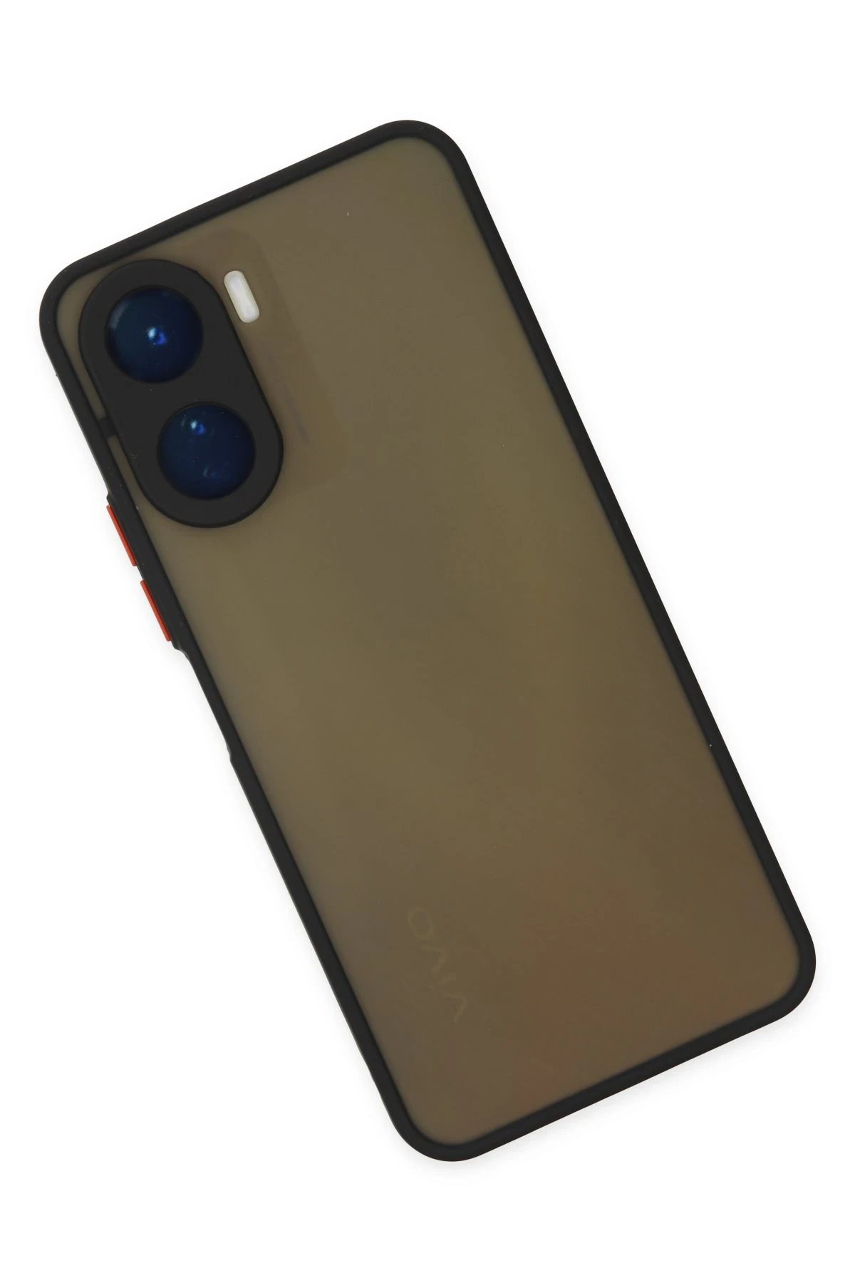 Newface Vivo Y16 Kılıf Montreal Silikon Kapak - Siyah