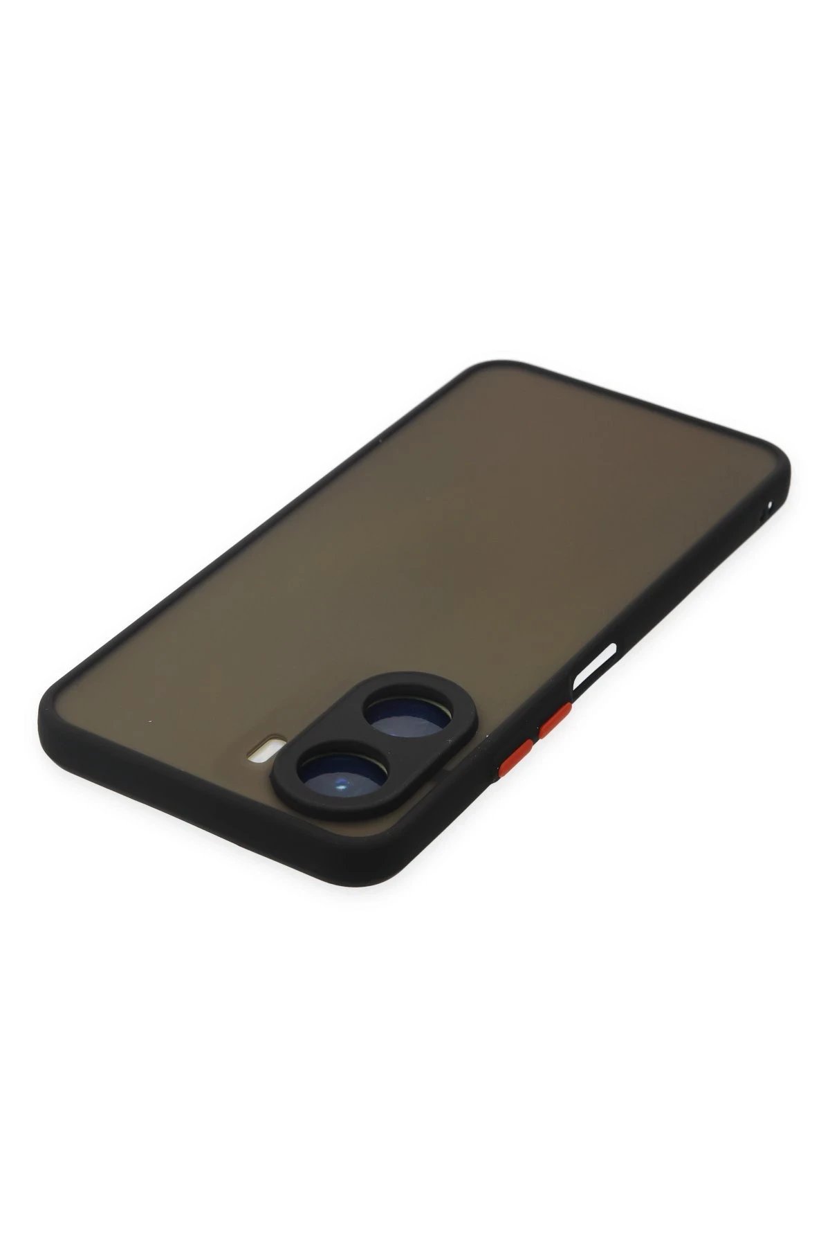 Newface Vivo Y16 Kılıf Montreal Silikon Kapak - Siyah