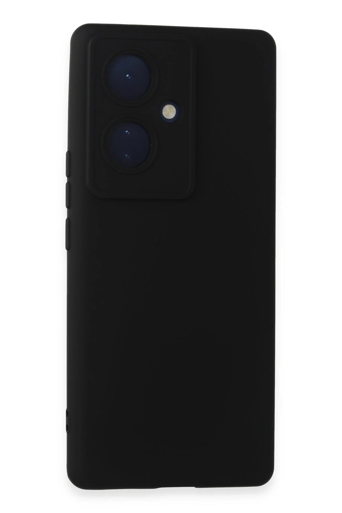 Newface Vivo V29 Lite Kılıf Nano içi Kadife Silikon - Siyah