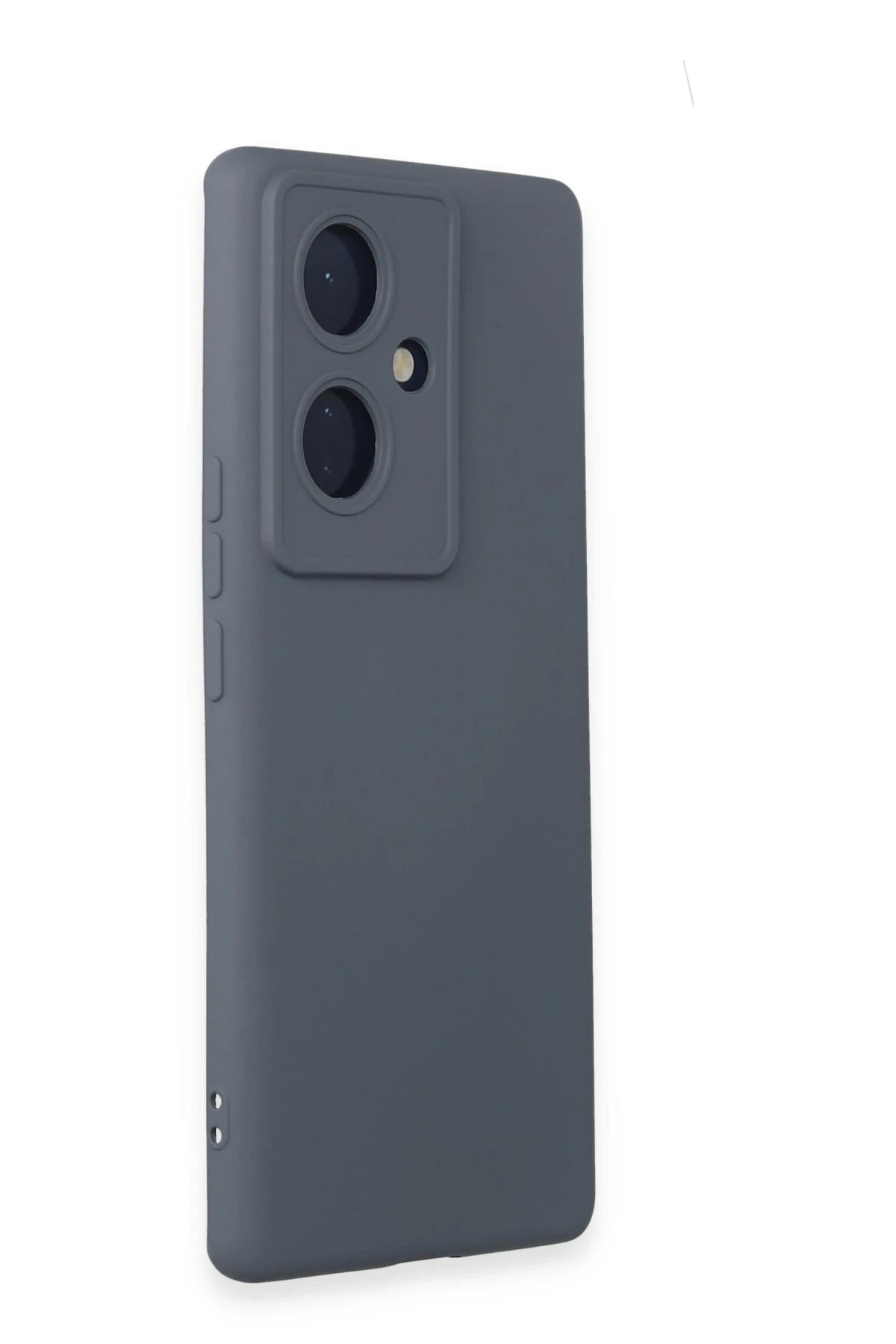 Newface Vivo V29 Lite Kılıf Nano içi Kadife Silikon - Gri