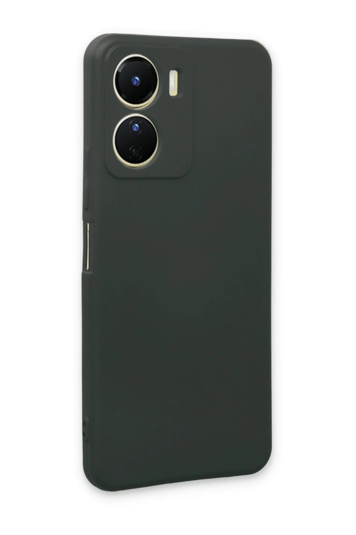 Newface Vivo Y16 Kılıf First Silikon - Koyu Yeşil