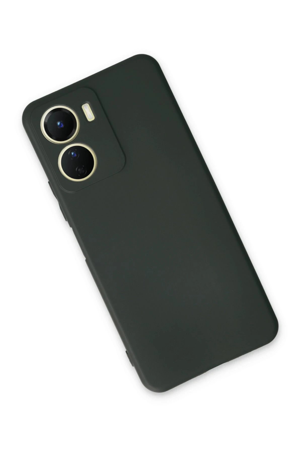 Newface Vivo Y16 Kılıf First Silikon - Koyu Yeşil