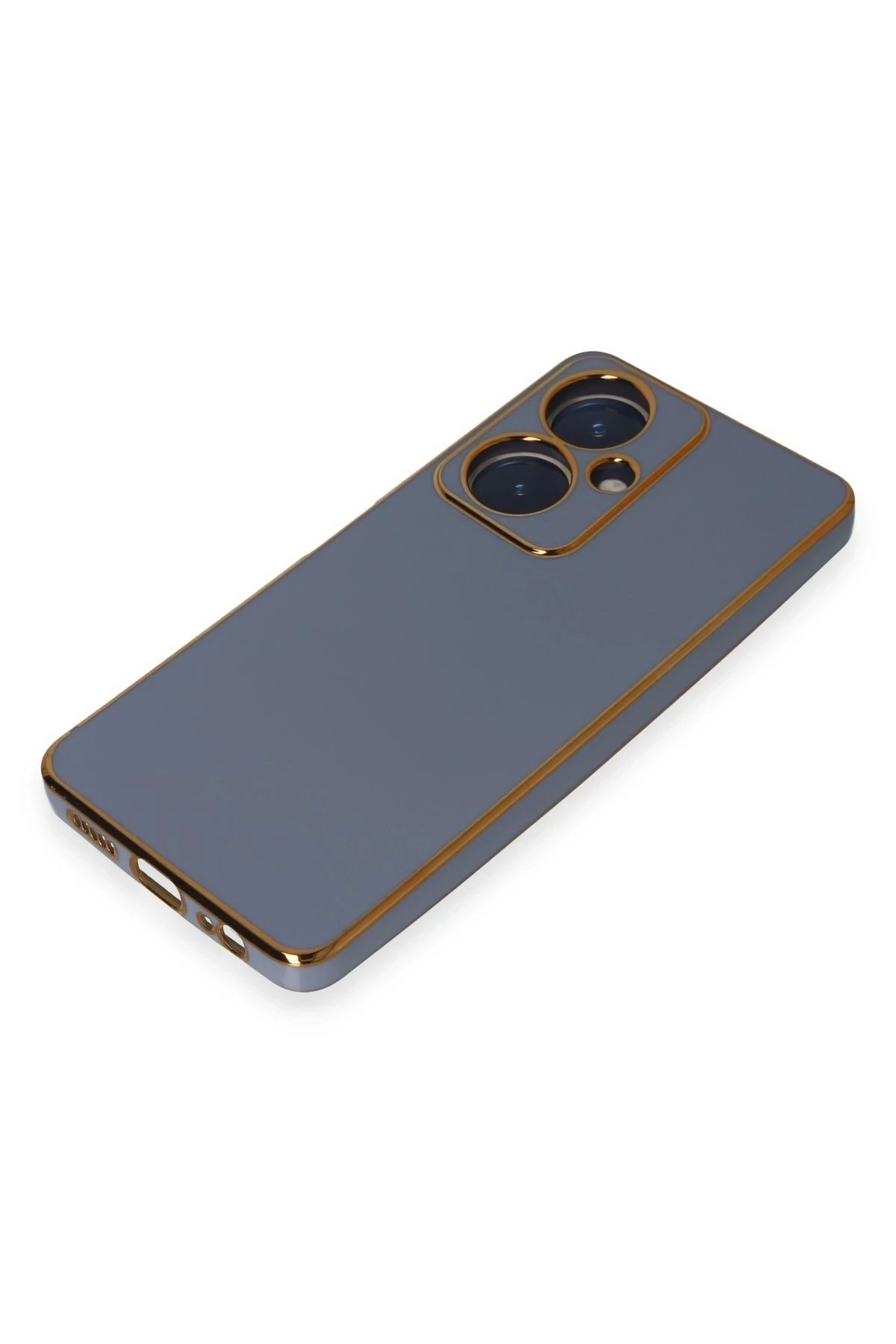 Newface Vivo Y27 Kılıf Volet Silikon - Mavi