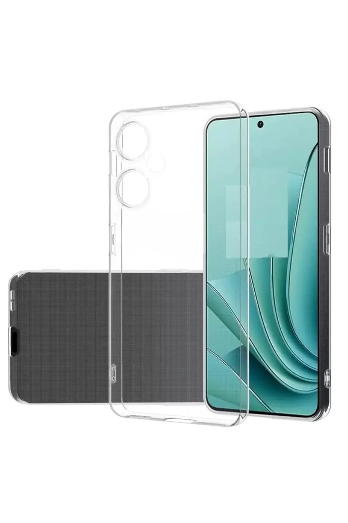 Newface Vivo Y27 Kılıf Lüx Şeffaf Silikon