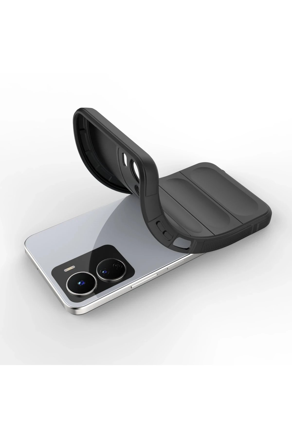 Newface Vivo Y16 Kılıf Optimum Silikon - Siyah