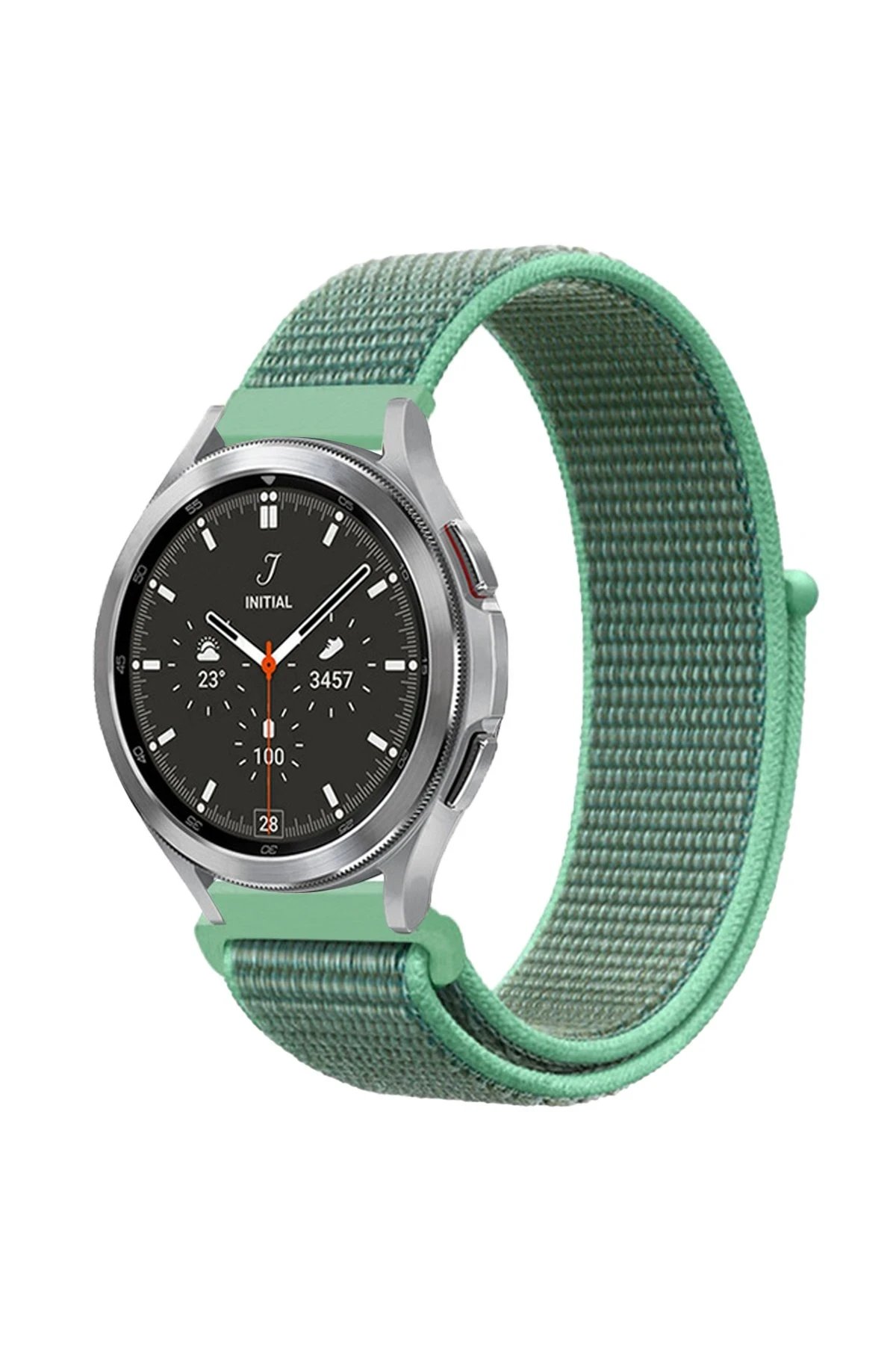 Newface Watch 22mm Hasırlı Cırtcırtlı Kordon uaz1