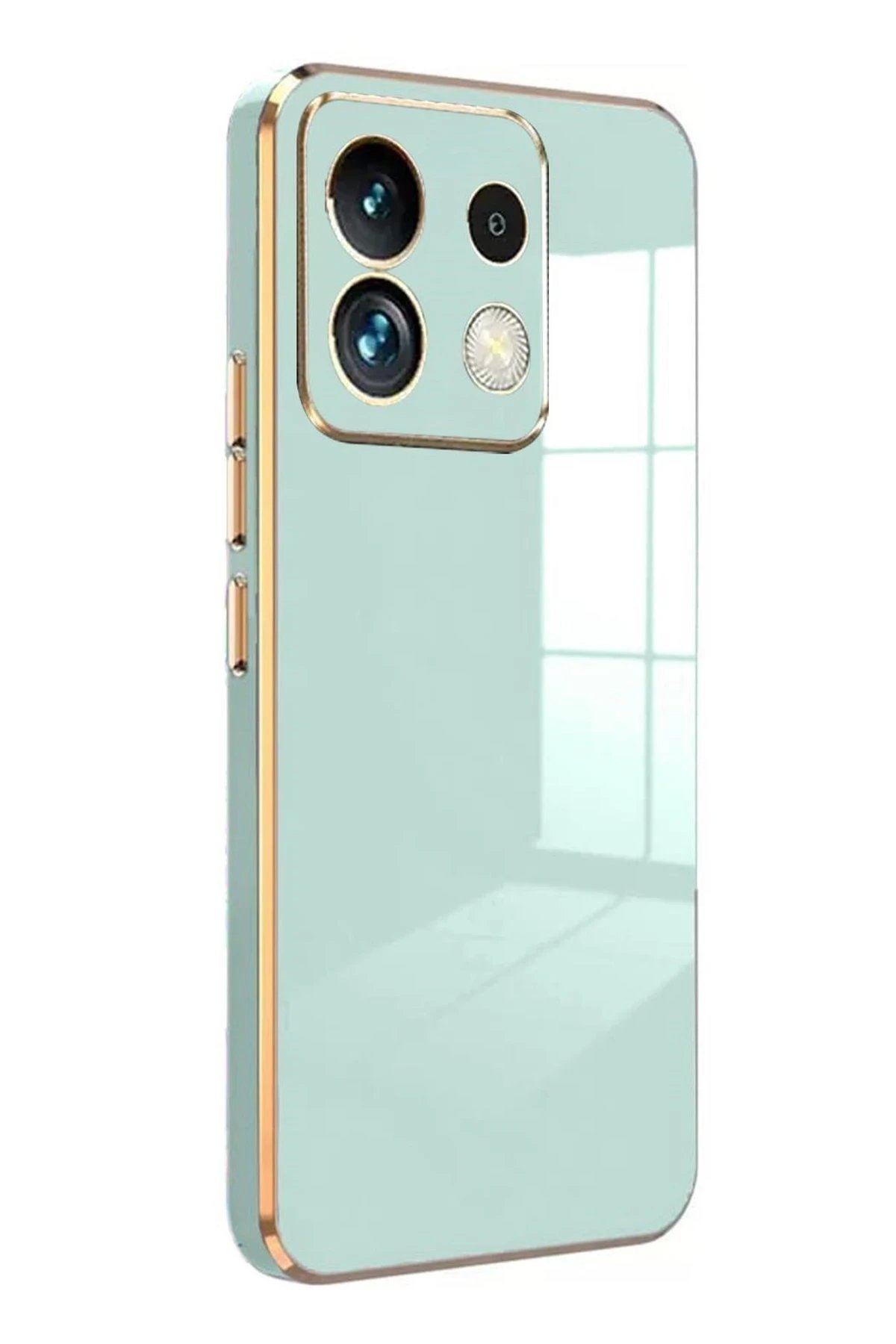 Newface Xiaomi Poco M6 Pro 4G Kılıf Volet Silikon - Açık Yeşil