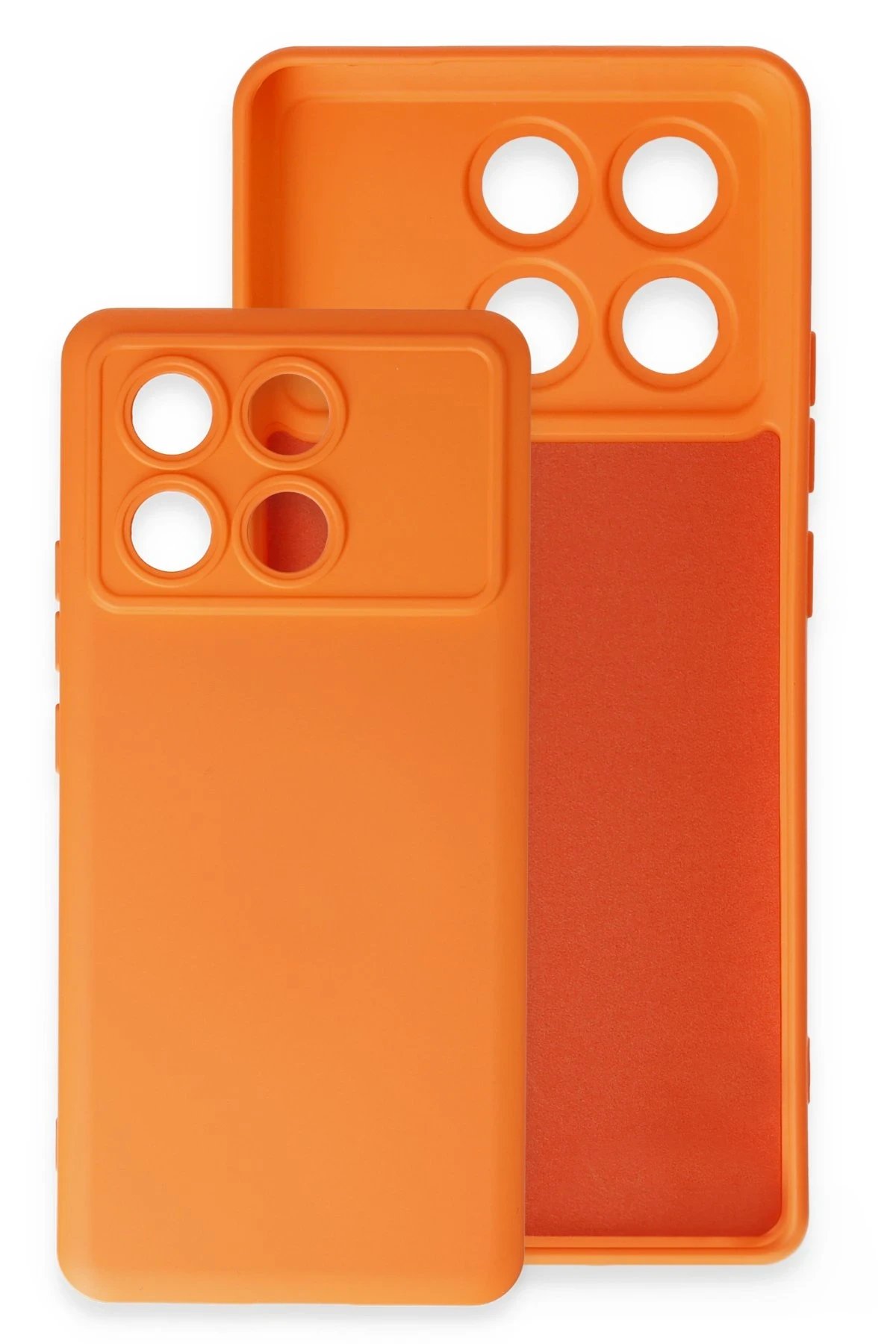 Newface Xiaomi Poco X6 Pro Kılıf Nano içi Kadife Silikon - Mor