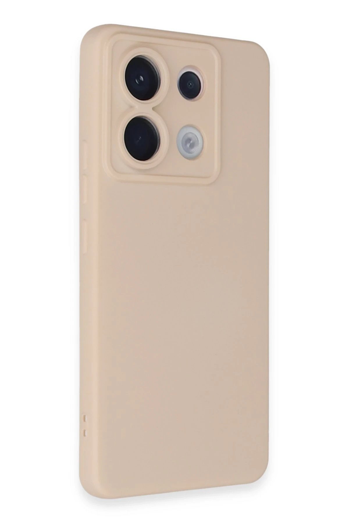 Newface Xiaomi Redmi Note 13 Pro 5G Kılıf Nano içi Kadife Silikon - Pudra