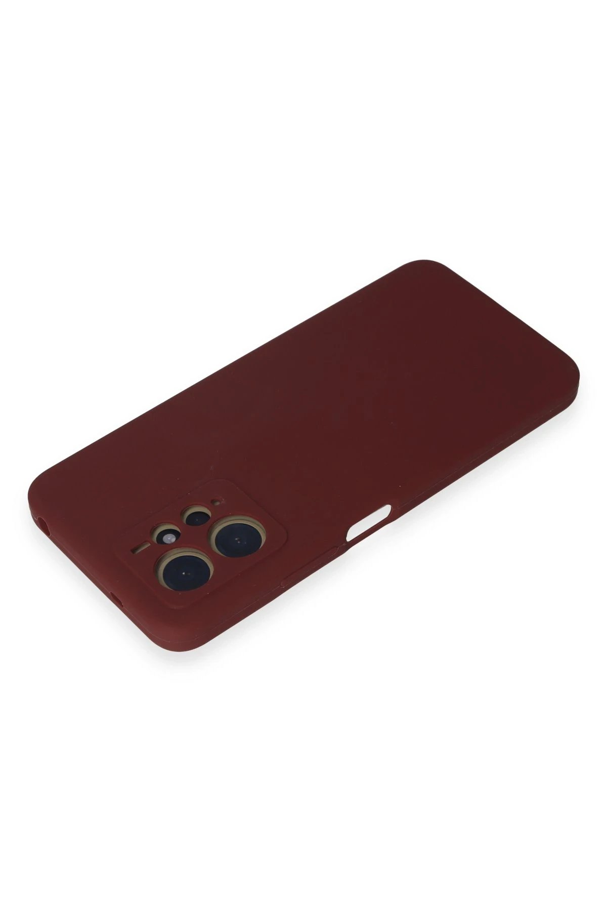 Newface Xiaomi Redmi Note 12 4G Kılıf Nano içi Kadife Silikon - Bordo