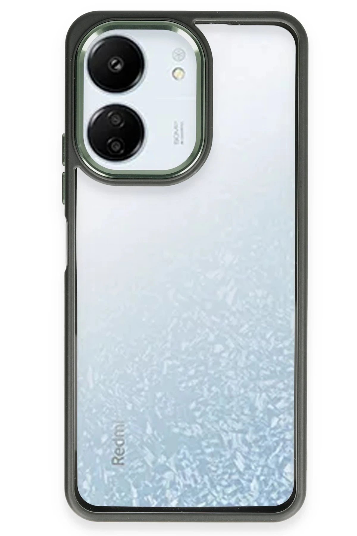 Newface Xiaomi Redmi 13C Kılıf Power Silikon - Koyu Yeşil