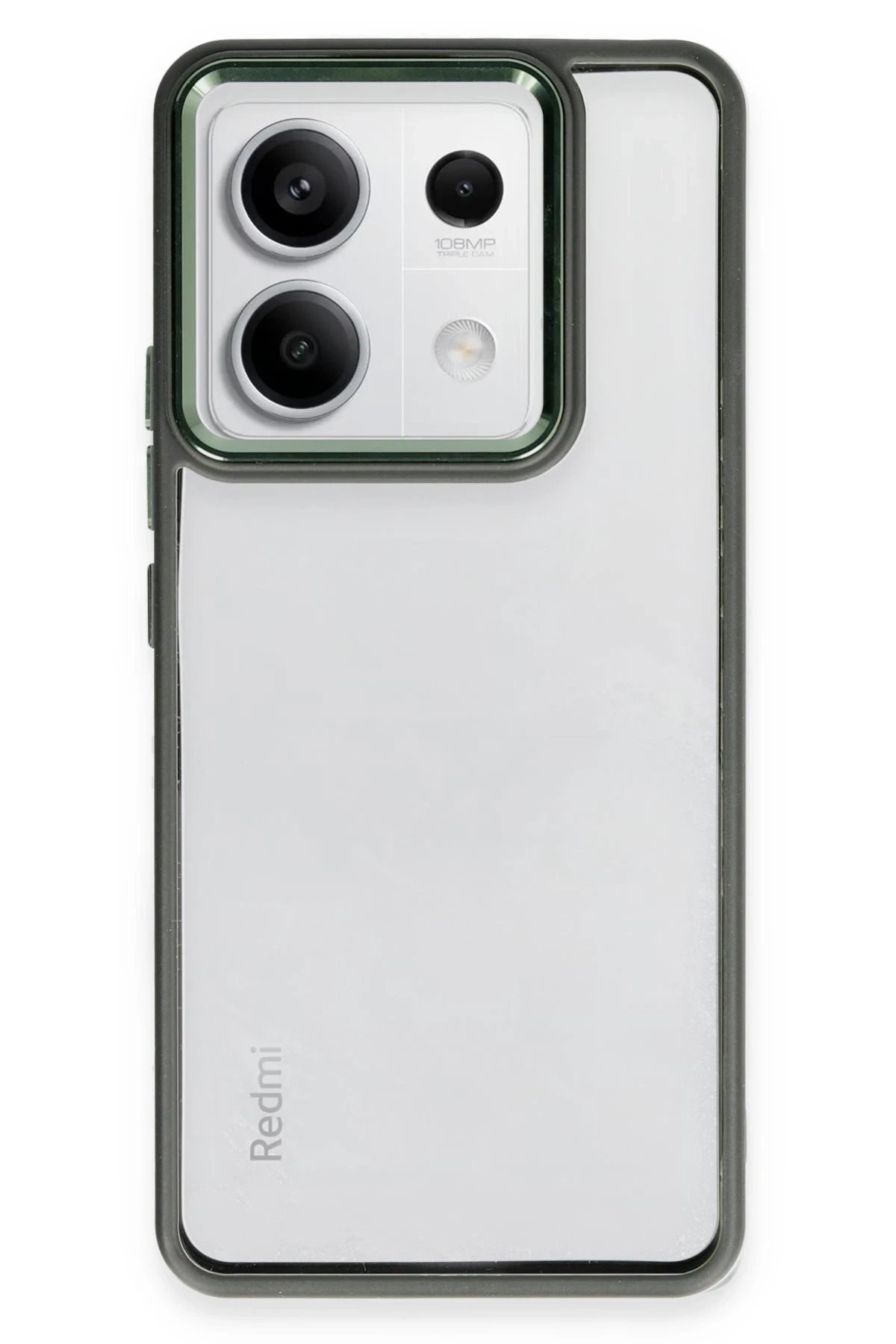 Newface Xiaomi Redmi Note 13 Pro 4G Kılıf Power Silikon - Koyu Yeşil