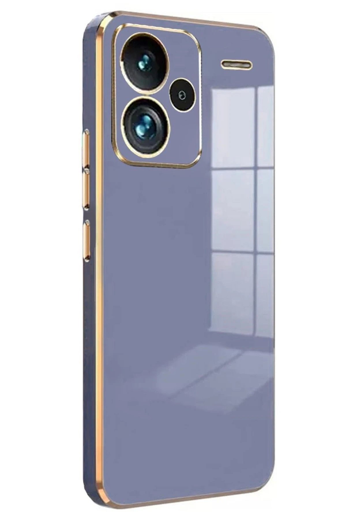 Newface Xiaomi Redmi Note 13 Pro Plus Kılıf Volet Silikon - Mavi