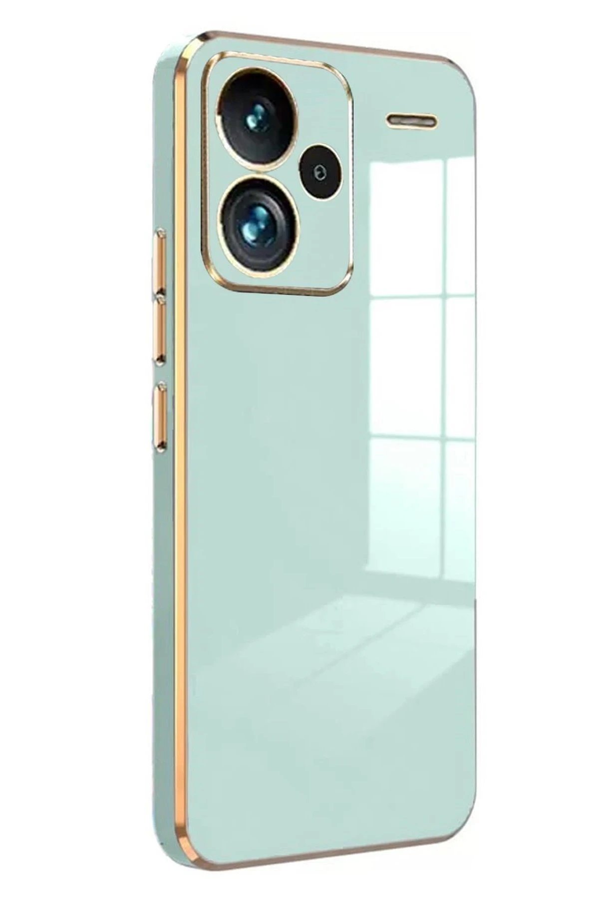 Newface Xiaomi Redmi Note 13 Pro Plus Kılıf Volet Silikon - Açık Yeşil