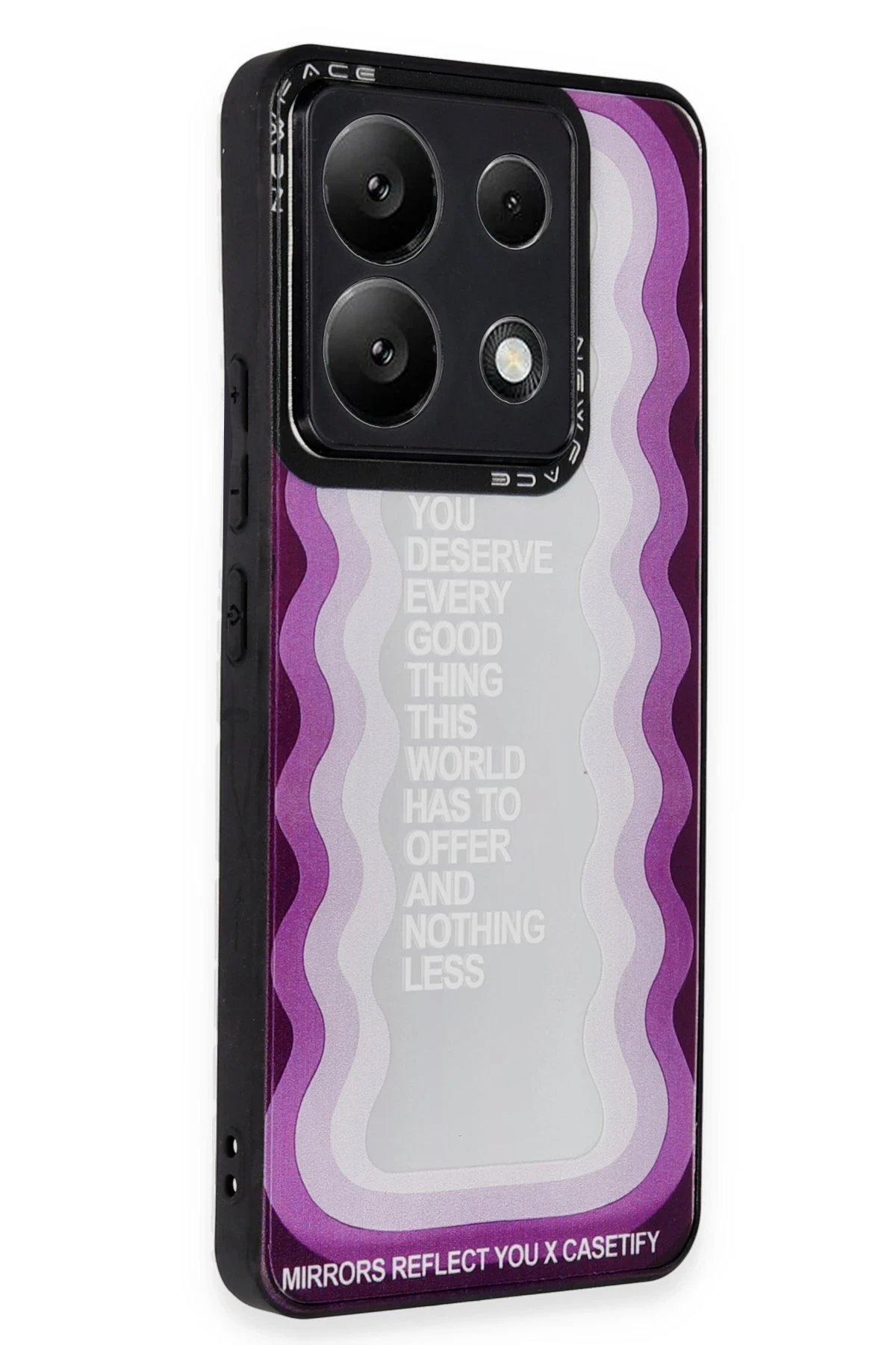 Newface Xiaomi Redmi Note 13 Pro 5G Kılıf Mirror Desenli Kapak - Mirror - 5