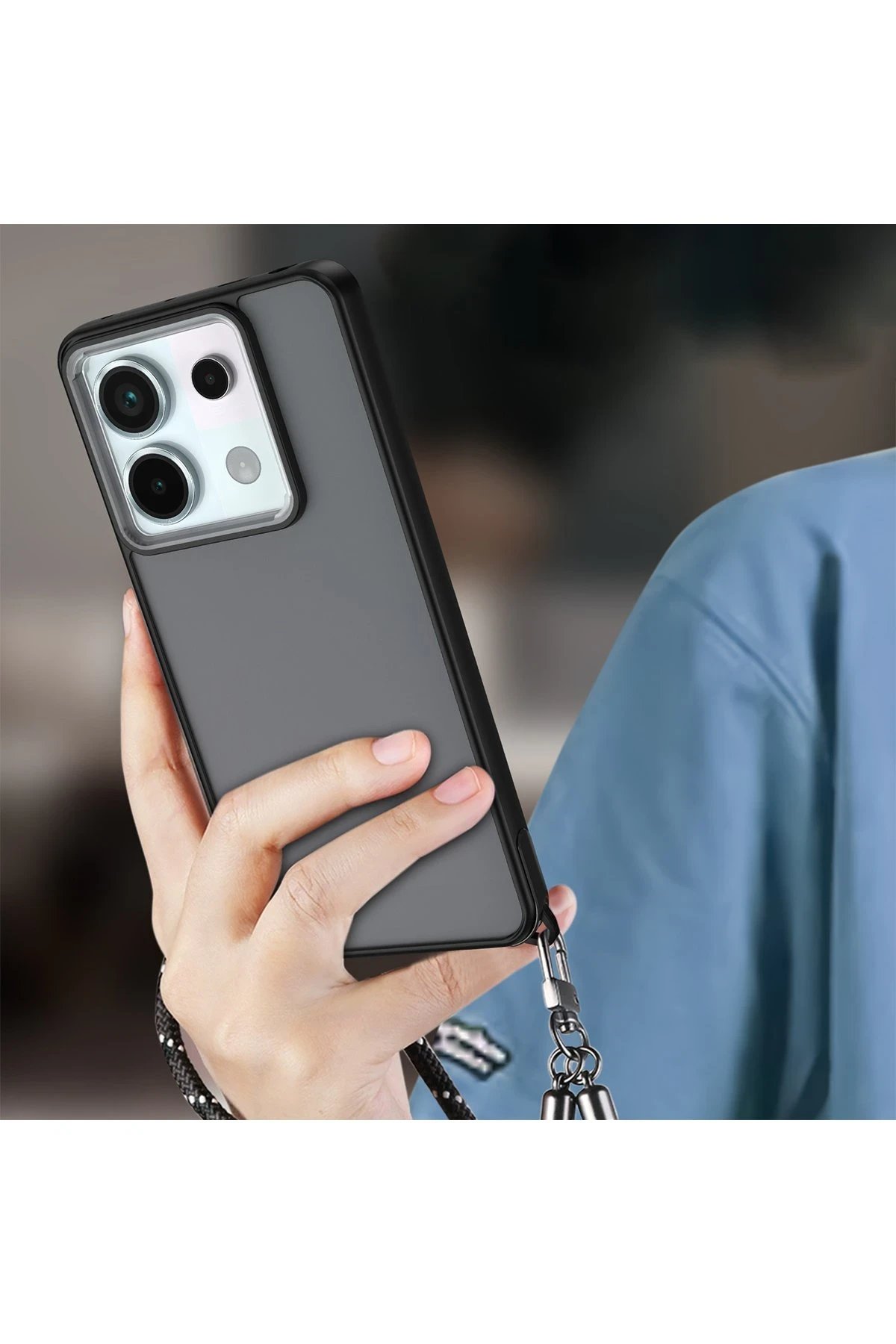 Newface Xiaomi Redmi Note 13 Pro 5G Kılıf Elegant Kapak - Derin Mor