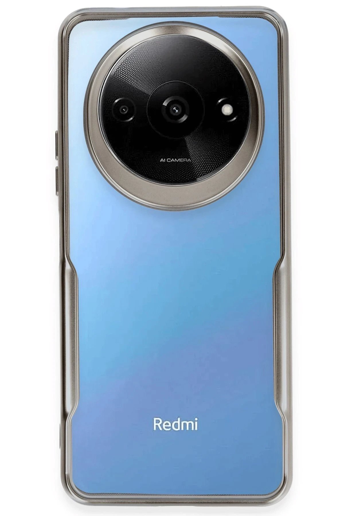 Newface Xiaomi Redmi A3 4G Kılıf Boyi Silikon Kapak - Titan Gri