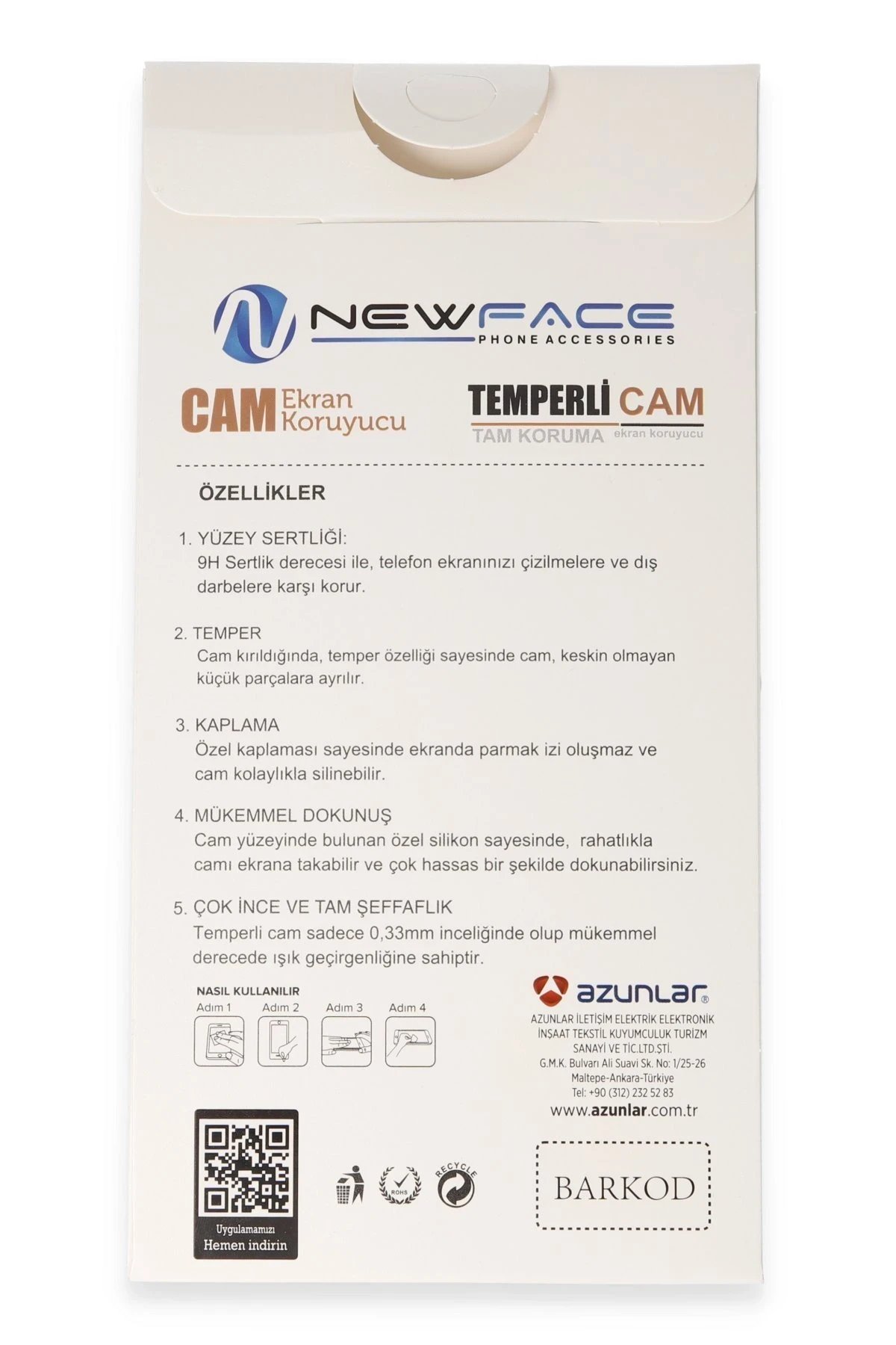 Newface Xiaomi Redmi Note 12 Pro 5G 3D Antistatik Hayalet Cam Ekran Koruyucu