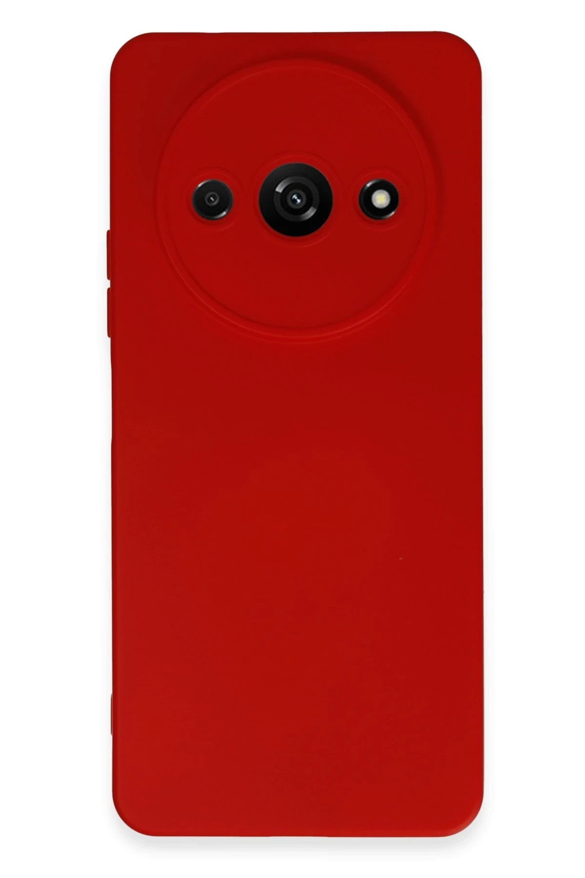 Newface Xiaomi Redmi A3 4G Kılıf Nano içi Kadife Silikon - Kırmızı