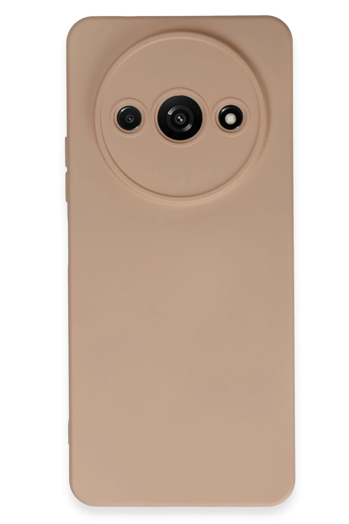 Newface Xiaomi Redmi A3 4G Kılıf Nano içi Kadife Silikon - Pudra