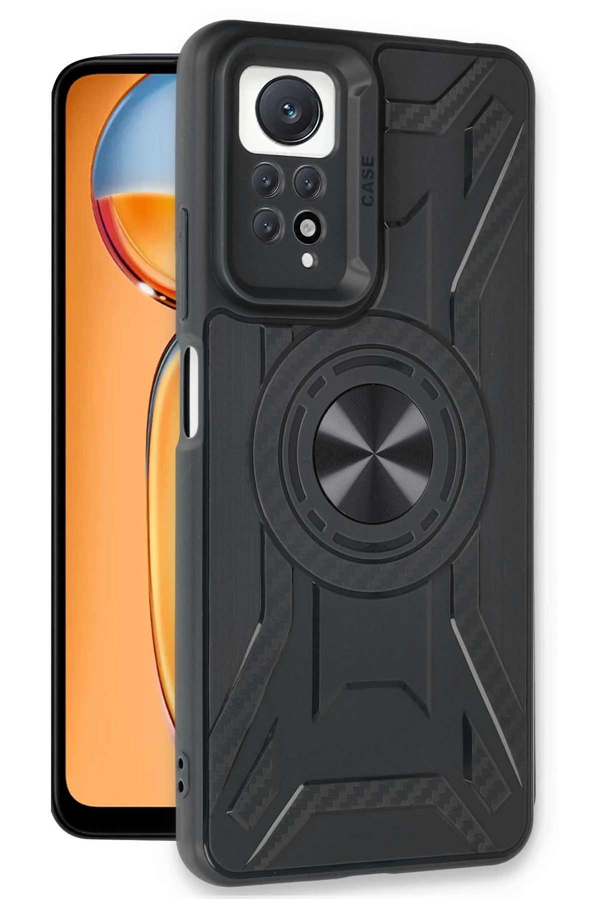 Newface Xiaomi Redmi Note 12 Pro 4G Kılıf Lincoln Silikon - Siyah