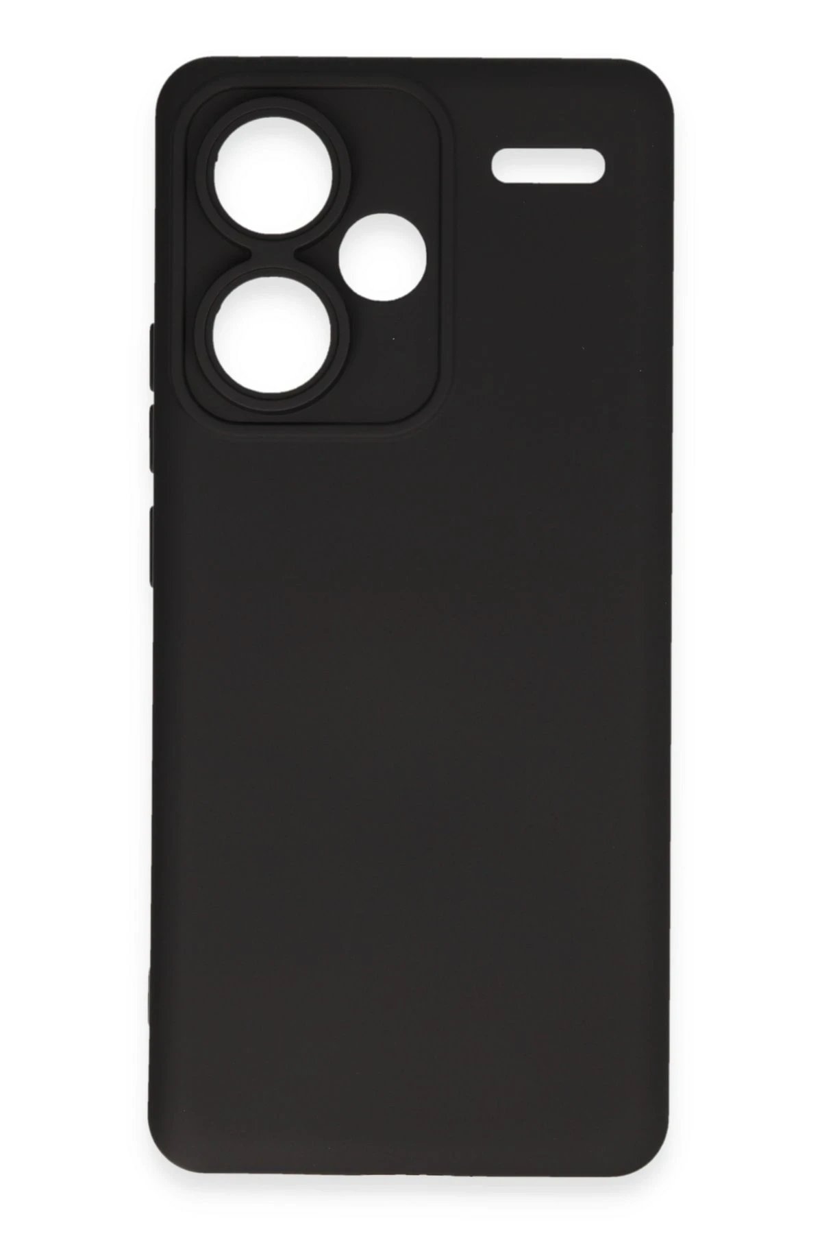 Newface Xiaomi Redmi Note 13 Pro Plus Kılıf Nano içi Kadife Silikon - Siyah