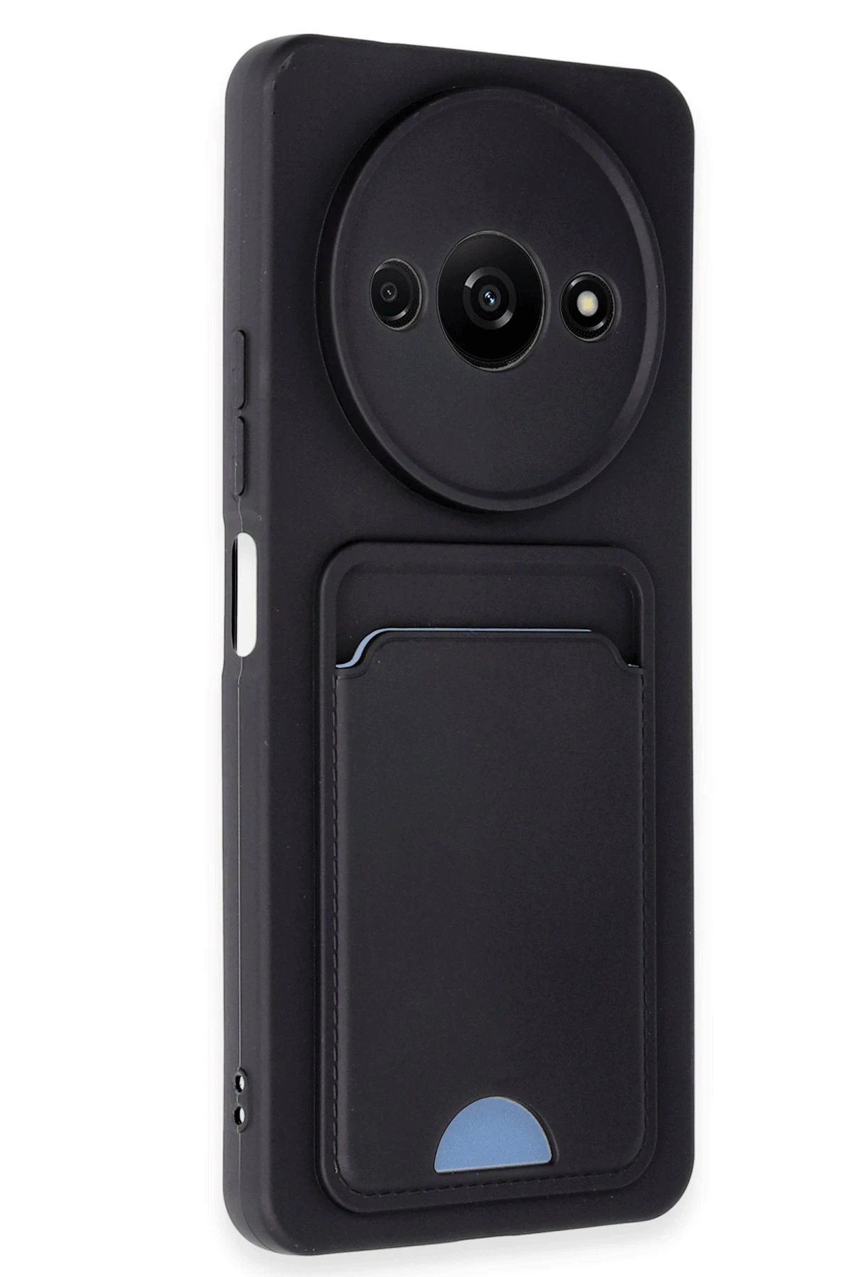 Newface Xiaomi Redmi A3 4G Kılıf Kelvin Kartvizitli Silikon - Siyah