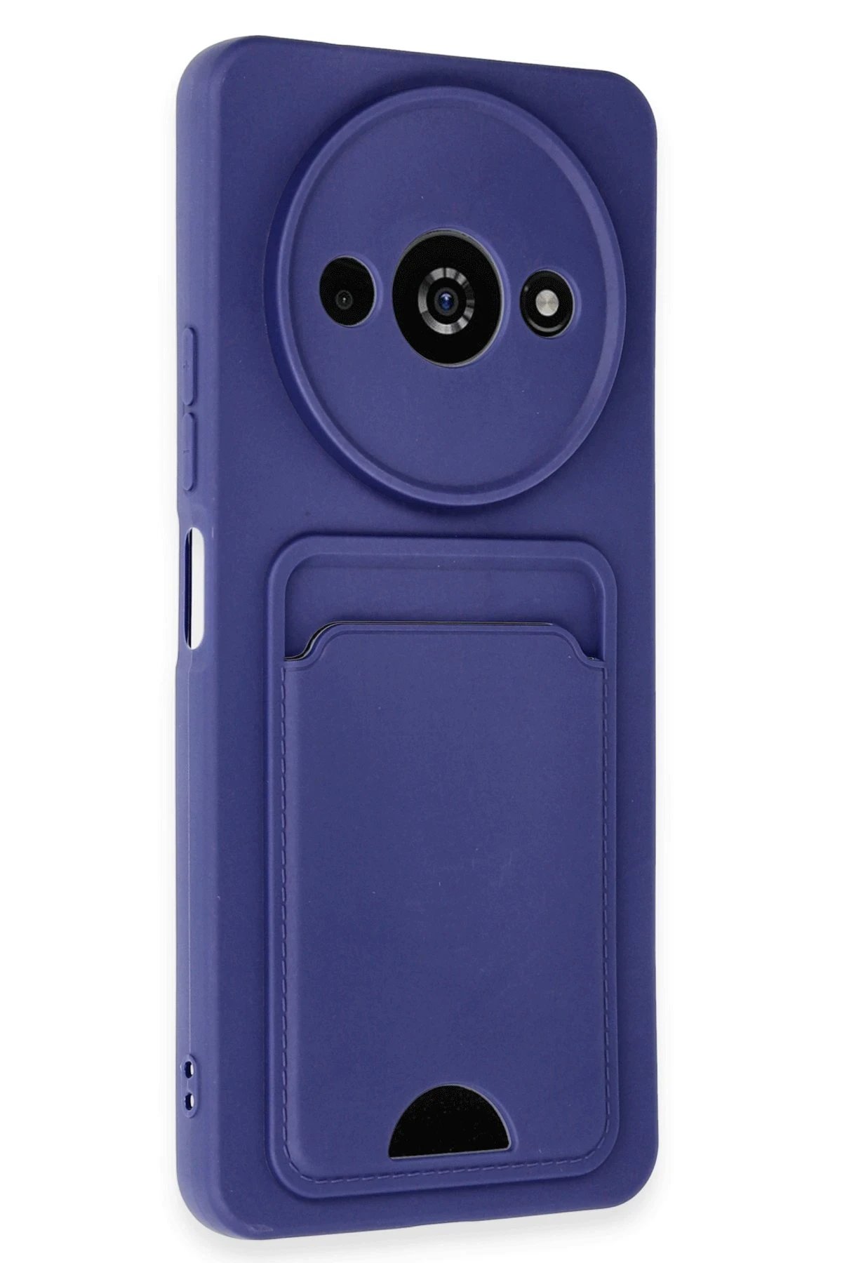 Newface Xiaomi Redmi A3 4G Kılıf Kelvin Kartvizitli Silikon - Lacivert