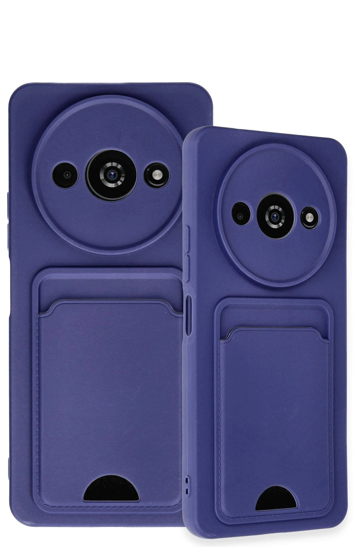 Newface Xiaomi Redmi A3 4G Kılıf Kelvin Kartvizitli Silikon - Lacivert